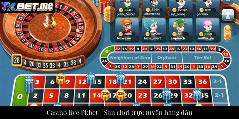 Casino live Pkbet – Sàn chơi trực tuyến hàng đầu