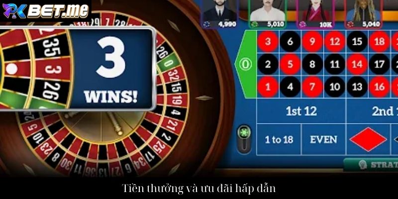 Tiền thưởng và ưu đãi hấp dẫn